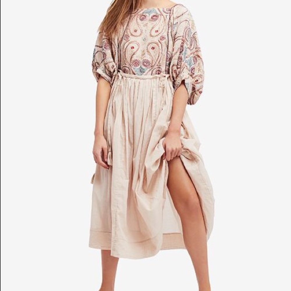 NWT Free People Mesa Midi Dress - Picture 4 of 8